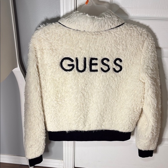 Guess White Bomber Jacket - Picture 5 of 5